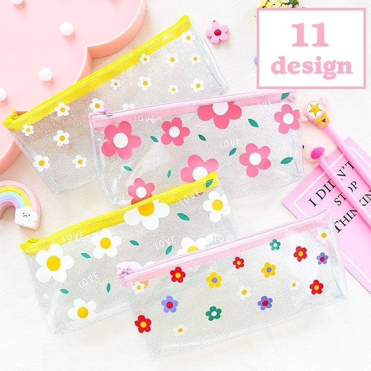 ペンケース 筆箱 クリアペンケース 小物入れ 透明 花柄 かわいい おしゃれ アボカド ファスナー ジッパー 学校 オフィス 社会人 大学生 高校生 Zak おとりよせ Com 通販 Yahoo ショッピング
