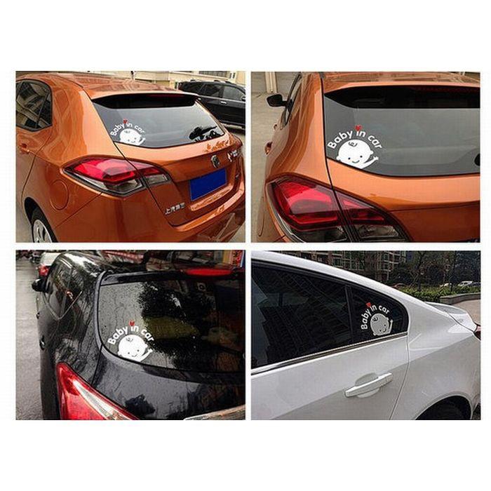 車用ステッカー ステッカー デカール カーステッカー 車用シール シール Baby In Car ベビーインカー 赤ちゃん ベビー 英字 カー用品 車 Zak おとりよせ Com 通販 Yahoo ショッピング