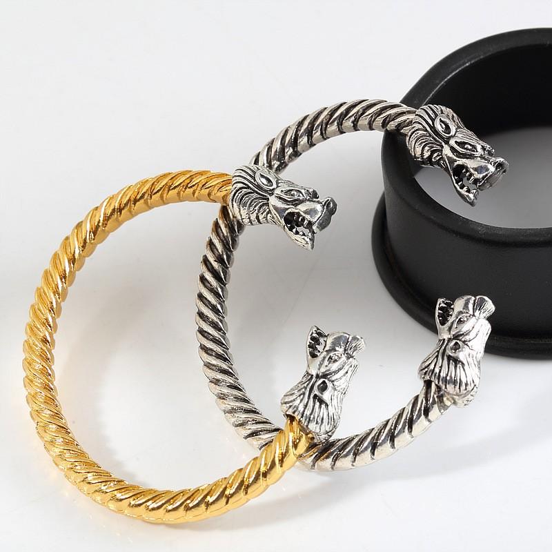 ブレスレット メンズ アクセサリー ファッション フェンリル オオカミ 狼 ゴールド シルバー お洒落 おしゃれ アンティーク 北欧 バイキング Zak 240 おとりよせ Com 通販 Yahoo ショッピング