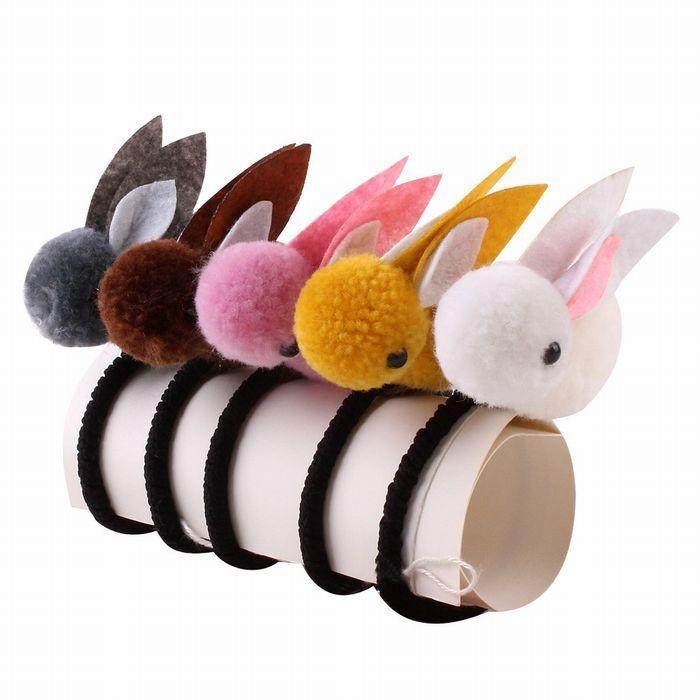 ヘアゴム 髪ゴム 2個セット 同色2つ入り キッズ 女の子用 ヘアアクセサリー うさぎ付き 立体的 ウサギ ラビット かわいい キュート ぬいぐるみ風 Zak おとりよせ Com 通販 Yahoo ショッピング