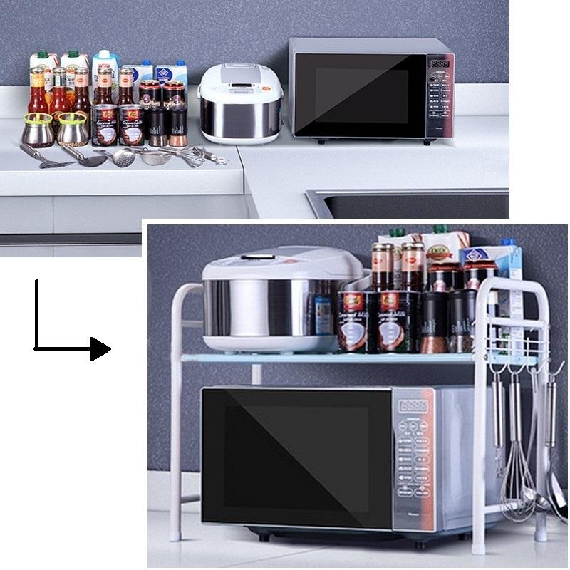 電子レンジ台 レンジ上ラック オーブンレンジラック 1段タイプ レンジ台 キッチン収納 キッチン用品 スチールラック 棚 レンジ上収納 フック付き シ Zak おとりよせ Com 通販 Yahoo ショッピング