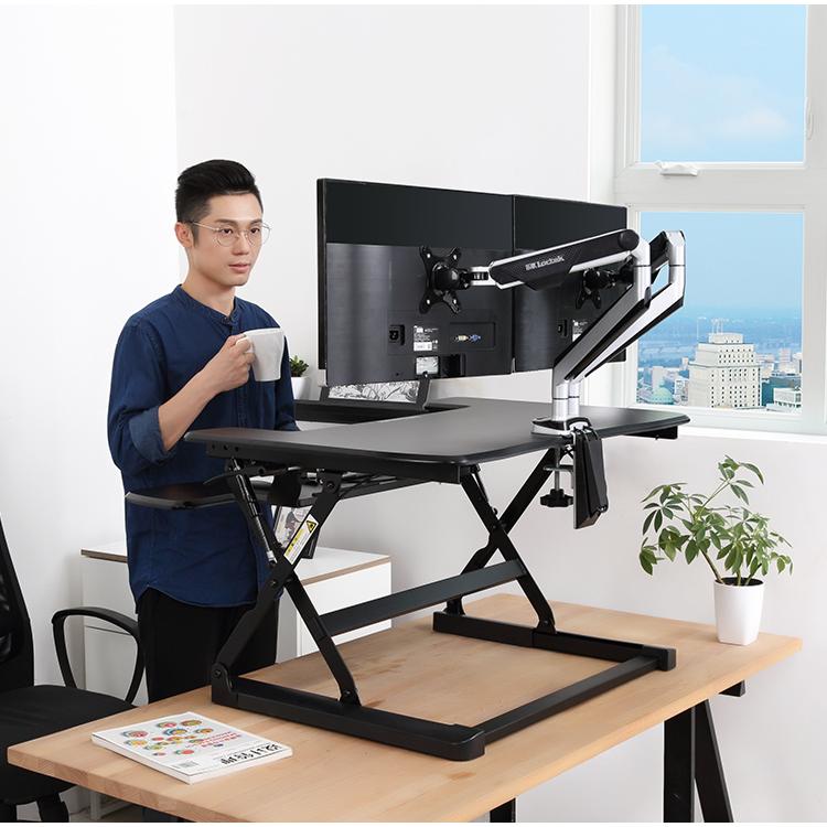 昇降デスク 昇降式デスク スタンディングデスク PC作業机 リフトアップ 