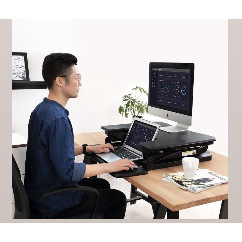 昇降デスク 昇降式デスク スタンディングデスク PC作業机 リフトアップ 