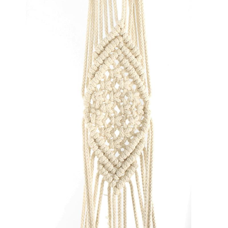 完売 プラントハンガー ハンギングプランター 吊り下げ 植物ハンガーネット 観葉植物 ガーデニング用品 インテリア雑貨 マクラメ編み ナチュラル 縄 紐 ロ Sportingoutlook Com