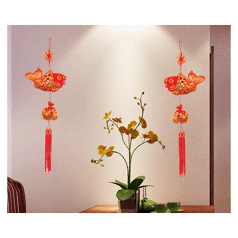 吊るし飾り 一対 中華デザイン 中国雑貨 吊るす 飾り 魚モチーフ 中国結び タッセル 巾着 装飾 インテリア 雑貨 大きめ ロング 長め 豪華 ゴー Zak おとりよせ Com 通販 Yahoo ショッピング