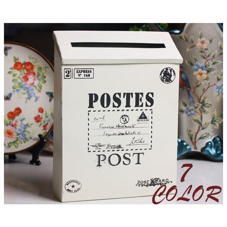 レターラック ポスト風 郵便受け風 郵便ポスト風 小物入れ 収納 手紙入れ インテリア 雑貨 ビンテージ風 スチール製 かわいい おしゃれ Zak おとりよせ Com 通販 Yahoo ショッピング