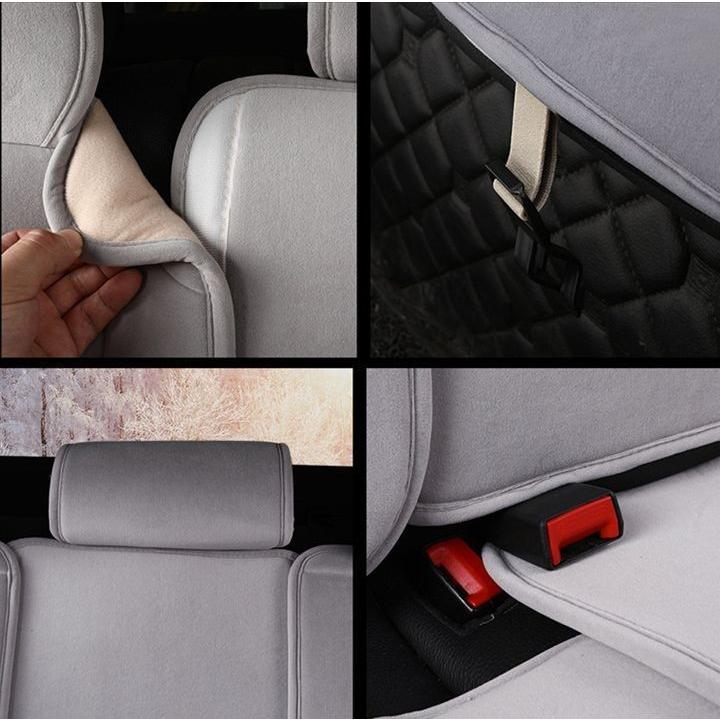 車用シートカバー 自動車用シートクッション 冬用カーシート オールタイプ 全体 もこもこ 暖かい ふわふわ ふかふか フェイクウール 柔らかい 寒さ対 Zak おとりよせ Com 通販 Yahoo ショッピング