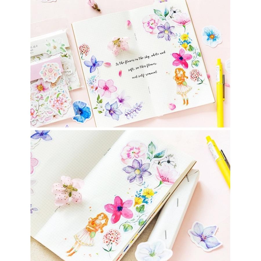 シール ステッカー 45枚入り フラワー 花 雑貨 デコレーション スクラップブッキング 素材 おしゃれ かわいい Zak おとりよせ Com 通販 Yahoo ショッピング