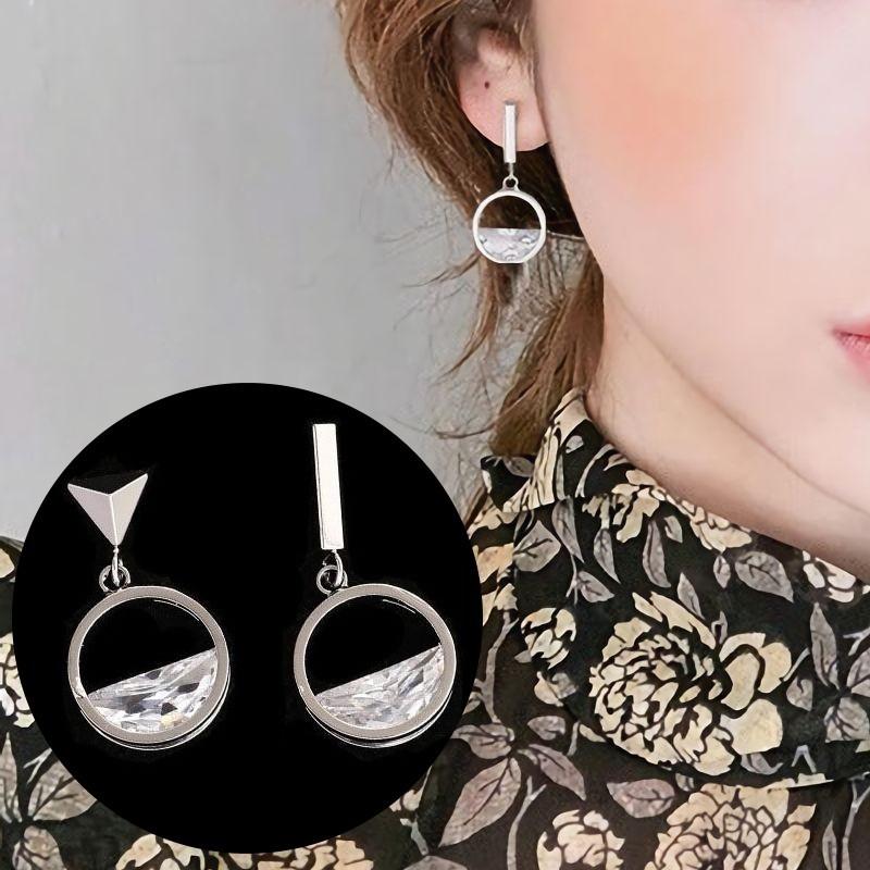 ピアス レディース アクセサリー スタッド アシンメトリー アシメ 左右違うデザイン リング フープ おしゃれ かわいい プレゼント ギフト Zak おとりよせ Com 通販 Yahoo ショッピング