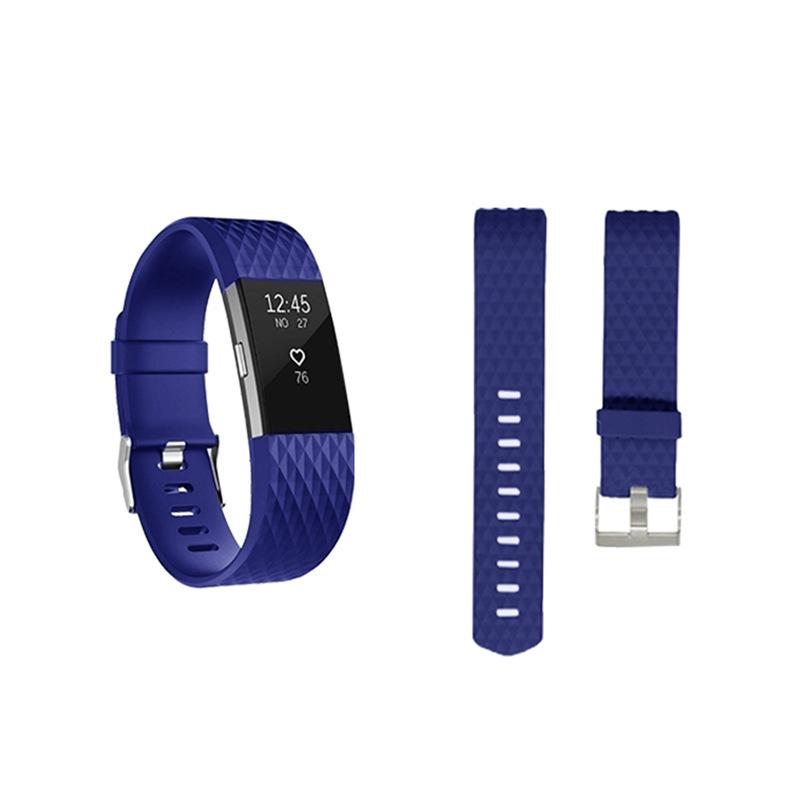 Fitbit Charge2 交換バンド ベルト 腕時計用ベルト フィットビット チャージ2 ソフト ダイヤ柄 無地 スポーツ おしゃれ カラバリ豊富｜mignonlindo｜03