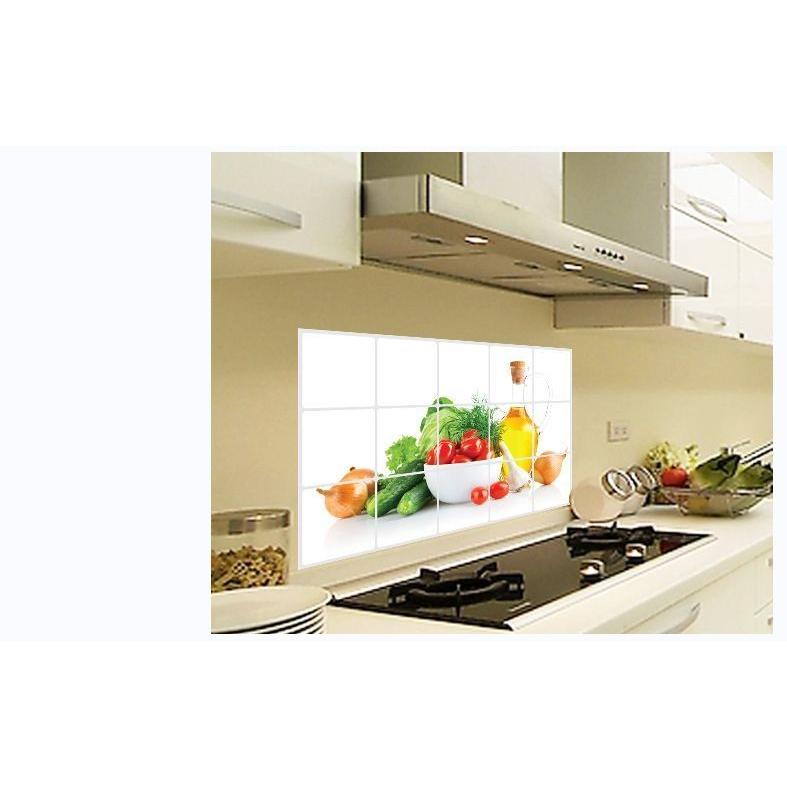 ウォールステッカー 汚れ防止ステッカー 防水 壁紙シール ウォールシール 野菜 ベジタブル 写真 キッチン 台所 おしゃれ 壁シール 飾りつけ Diy Zak 298 おとりよせ Com 通販 Yahoo ショッピング