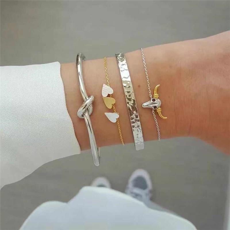ブレスレット バングル アクセサリー セット レディース ハート 結び おしゃれ かわいい エレガント 結婚式 お呼ばれ ギフト プレゼント Zak おとりよせ Com 通販 Yahoo ショッピング
