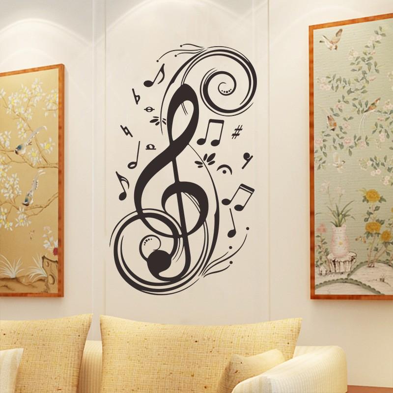 ウォールステッカー 壁紙 インテリア 装飾 Diy 音符 ト音記号 音楽 取り外し可能 防水 防汚 防油 Zak おとりよせ Com 通販 Yahoo ショッピング