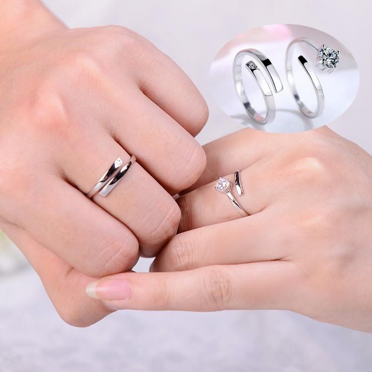 ペアリング 指輪 フリーリング オープンリング アクセサリー ジュエリー ラインストーン ギフト 記念日 デート カップル Zak おとりよせ Com 通販 Yahoo ショッピング