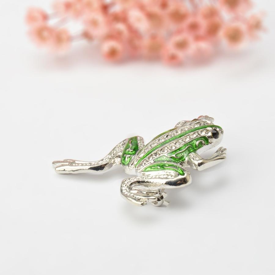 ピンブローチ クリスタル カエル かえる 蛙 アクセサリー ジュエリー 動物 アニマル 可愛い きらきら 華やか ワンポイント ギフト Gift プレ Zak 318 おとりよせ Com 通販 Yahoo ショッピング