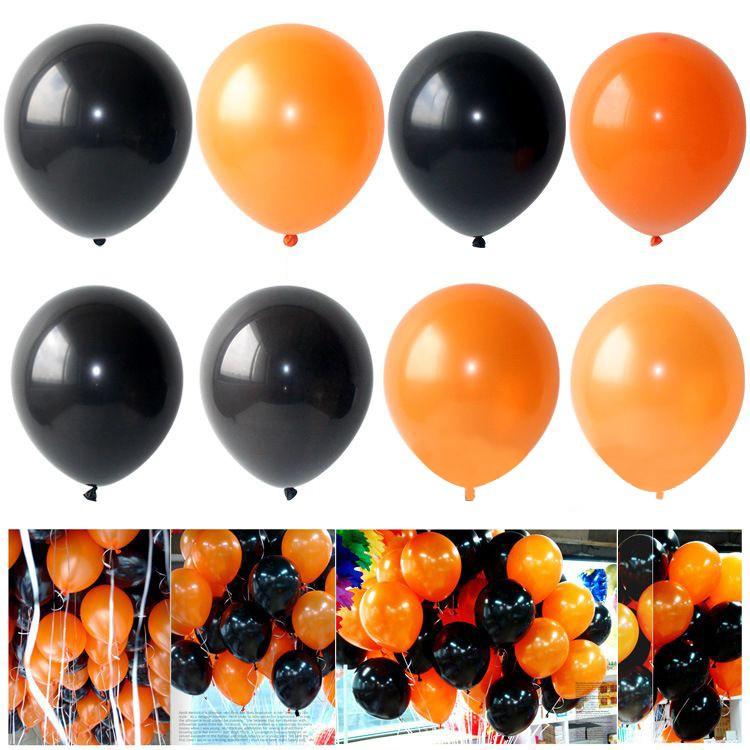 風船 バルーン 100個入り ふうせん 飾り ラウンドバルーン ハロウィン シンプル 無地 オレンジ 黒 パーティ イベント 縁日 お祭り かわいい Zak 318 おとりよせ Com 通販 Yahoo ショッピング