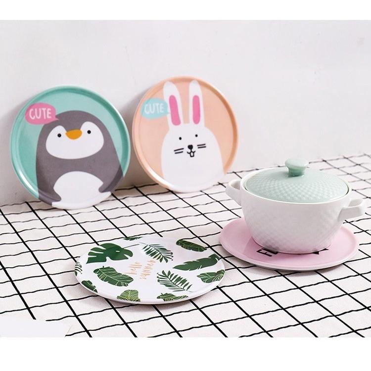 コースター 丸形 サークル型 メラミン おしゃれ かわいい フラミンゴ ウサギ キッチングッズ キッチン雑貨 グラス イラスト Zak おとりよせ Com 通販 Yahoo ショッピング