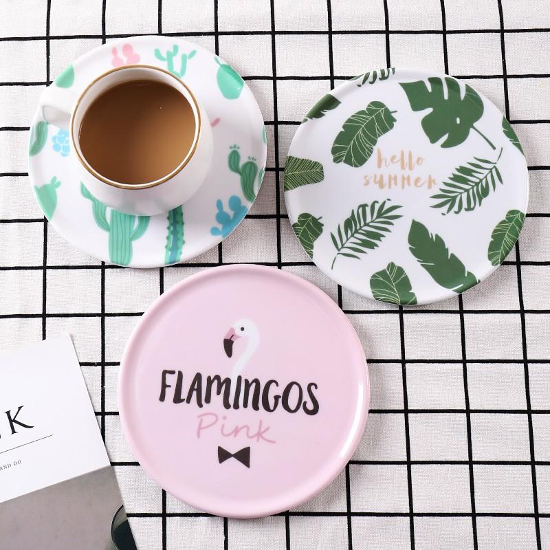 コースター 丸形 サークル型 メラミン おしゃれ かわいい フラミンゴ ウサギ キッチングッズ キッチン雑貨 グラス イラスト Zak おとりよせ Com 通販 Yahoo ショッピング