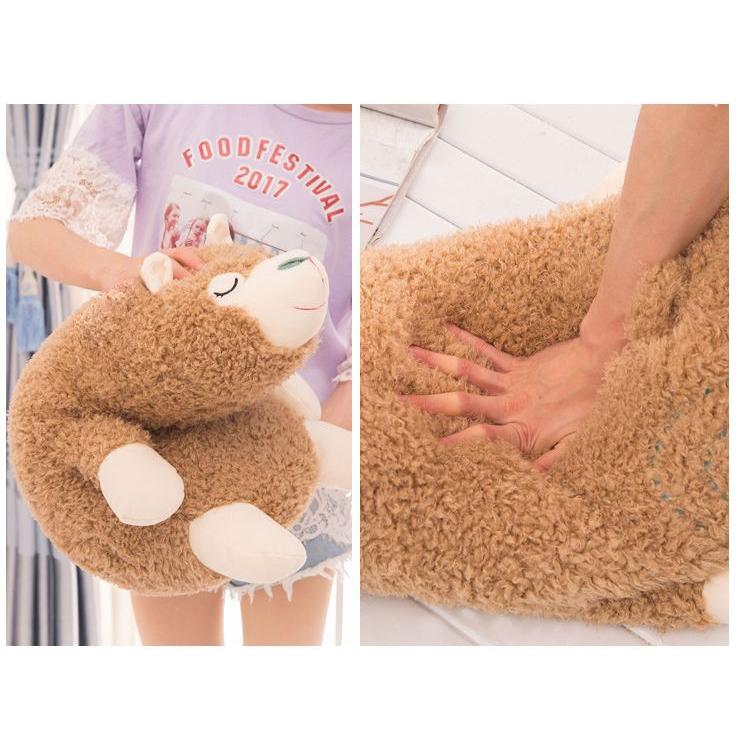 アルパカクッション 抱き枕 ぬいぐるみ 75cm ふわふわ もこもこ 癒し系 リラックス 可愛い かわいい アニマルクッション 動物クッション ファブ Zak おとりよせ Com 通販 Yahoo ショッピング