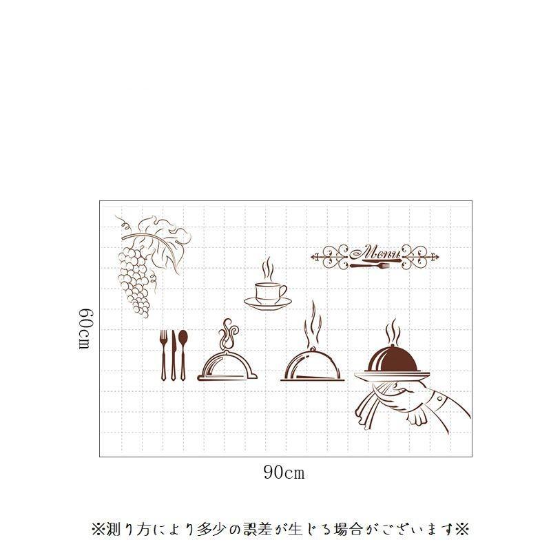 ウォールステッカー キッチン 油はね防止 壁紙シール シール式 ステッカー シール セピア調 セピア色 英字 チェック 格子 カラフル 貼って剥がせる Zak おとりよせ Com 通販 Yahoo ショッピング