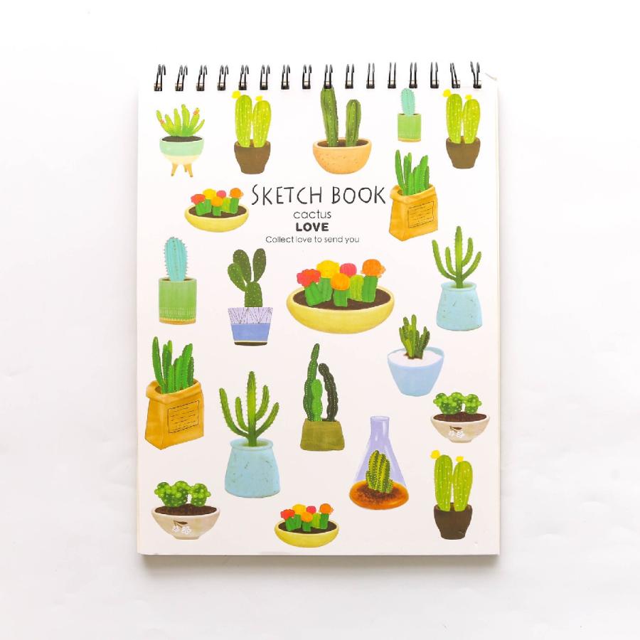 スケッチブック 画用紙 画材用紙 192 262mm 可愛い おしゃれ サボテン フラミンゴ お絵描き デッサン 美術 アート 自由帳 Zak おとりよせ Com 通販 Yahoo ショッピング