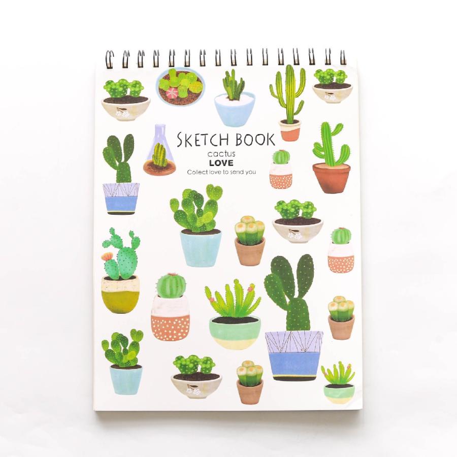 スケッチブック 画用紙 画材用紙 192 262mm 可愛い おしゃれ サボテン フラミンゴ お絵描き デッサン 美術 アート 自由帳 Zak おとりよせ Com 通販 Yahoo ショッピング