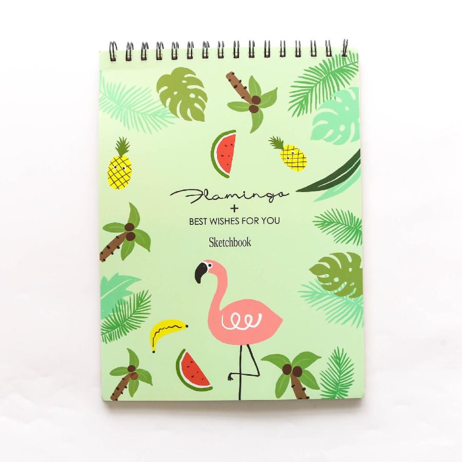 スケッチブック 画用紙 画材用紙 192 262mm 可愛い おしゃれ サボテン フラミンゴ お絵描き デッサン 美術 アート 自由帳 Zak おとりよせ Com 通販 Yahoo ショッピング