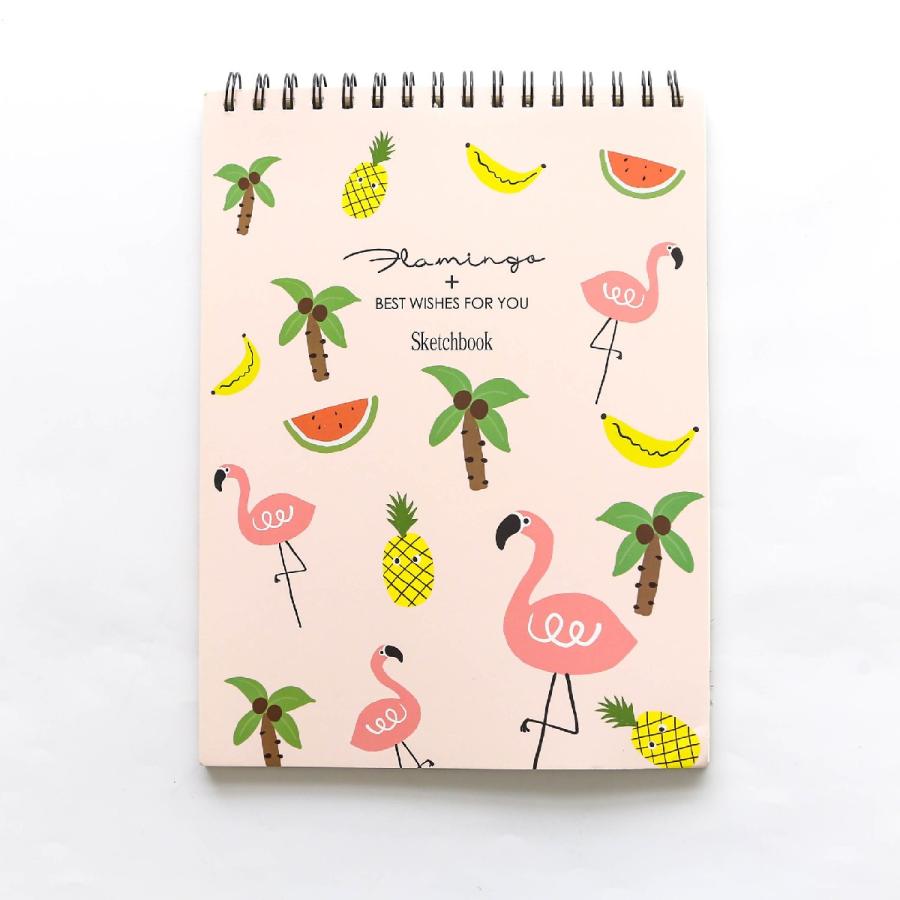 スケッチブック 画用紙 画材用紙 192 262mm 可愛い おしゃれ サボテン フラミンゴ お絵描き デッサン 美術 アート 自由帳 Zak おとりよせ Com 通販 Yahoo ショッピング