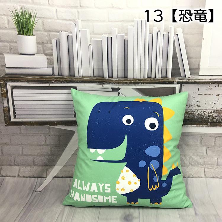 クッションカバー 枕カバー 45cm 正方形 四角 角型 単品 カバーのみ インテリア雑貨 イラスト プリント アニマル ロゴ おしゃれ かわいい 子 Zak 444 おとりよせ Com 通販 Yahoo ショッピング