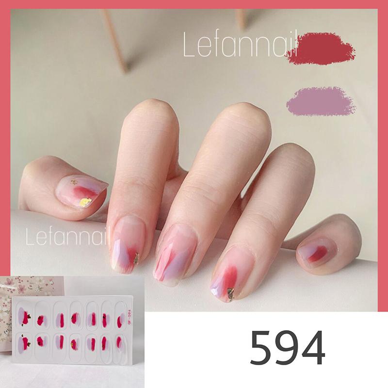 ネイルシール Luxspire ネイルステッカー ラップタイプ 足用 ジェル風 ジェルネイルシール あし ネイルアート マルチ柄 貼るだけ 初心者向け