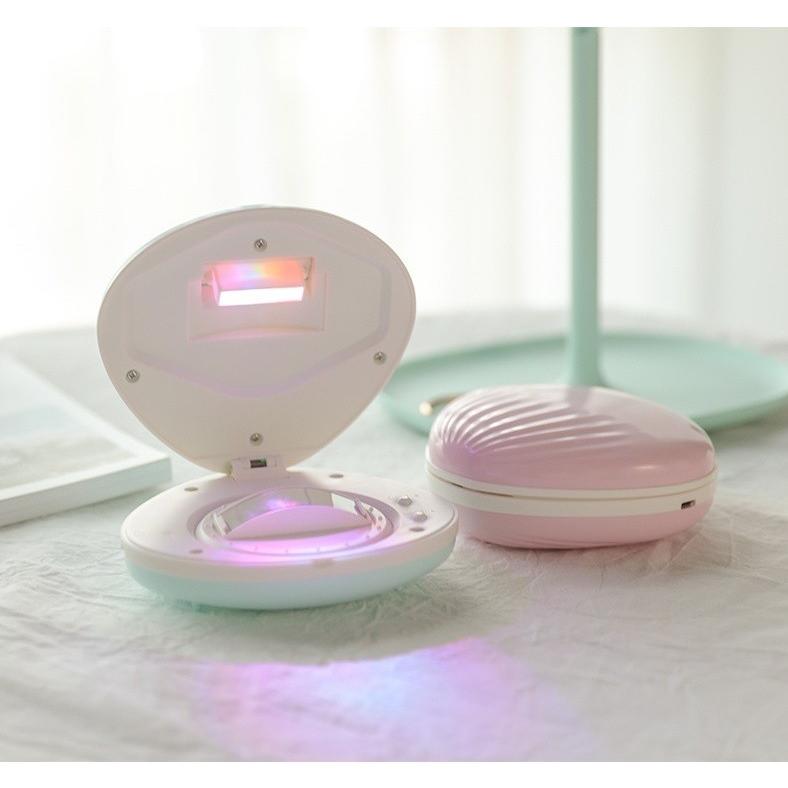 Ledライト レインボー 虹 シェル 貝 ナイトランプ プロジェクター ナイトライト Usb充電 ピンク ブルー Zak おとりよせ Com 通販 Yahoo ショッピング