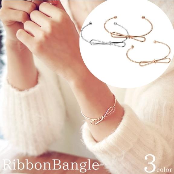 ブレスレット バングル アクセサリー レディース 女性用 ファッション小物 オープンタイプ C型 リボン 蝶 結び 上品 清楚 おしゃれ プレゼント Zak おとりよせ Com 通販 Yahoo ショッピング