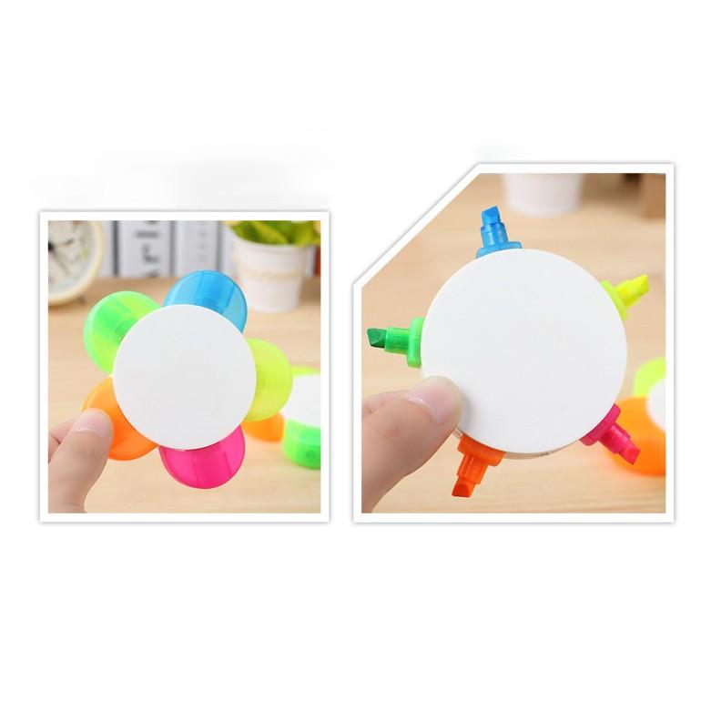 蛍光ペン マーカー 文具 筆記具 5色セット 花の形 花びら かわいい カラフル ピンク 黄色 オレンジ 青 緑 ステーショナリー Zak おとりよせ Com 通販 Yahoo ショッピング