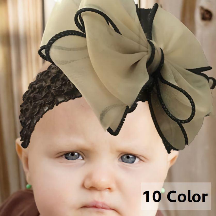 ヘアバンド ヘッドバンド ベビー 赤ちゃん 女児 女の子 ヘアアクセサリー ファッション小物 リボン付き 黒縁 カラバリ豊富 出産祝い プレゼント 新 Zak おとりよせ Com 通販 Yahoo ショッピング