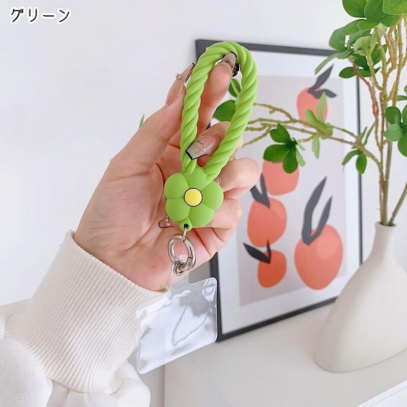 スマホストラップ 携帯ストラップ ケータイストラップ レディース 女性 スマホアクセサリー スマホ関連雑貨 落下防止 ロープ風 縄風 花型 フラワー｜mignonlindo｜14