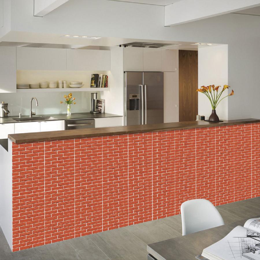 ウォールステッカー レンガ風 タイル風 煉瓦風 壁シール 壁紙 デコレーション 室内装飾 部屋 飾り ルームステッカー 立体的 子ども部屋 トイレ お Zak おとりよせ Com 通販 Yahoo ショッピング