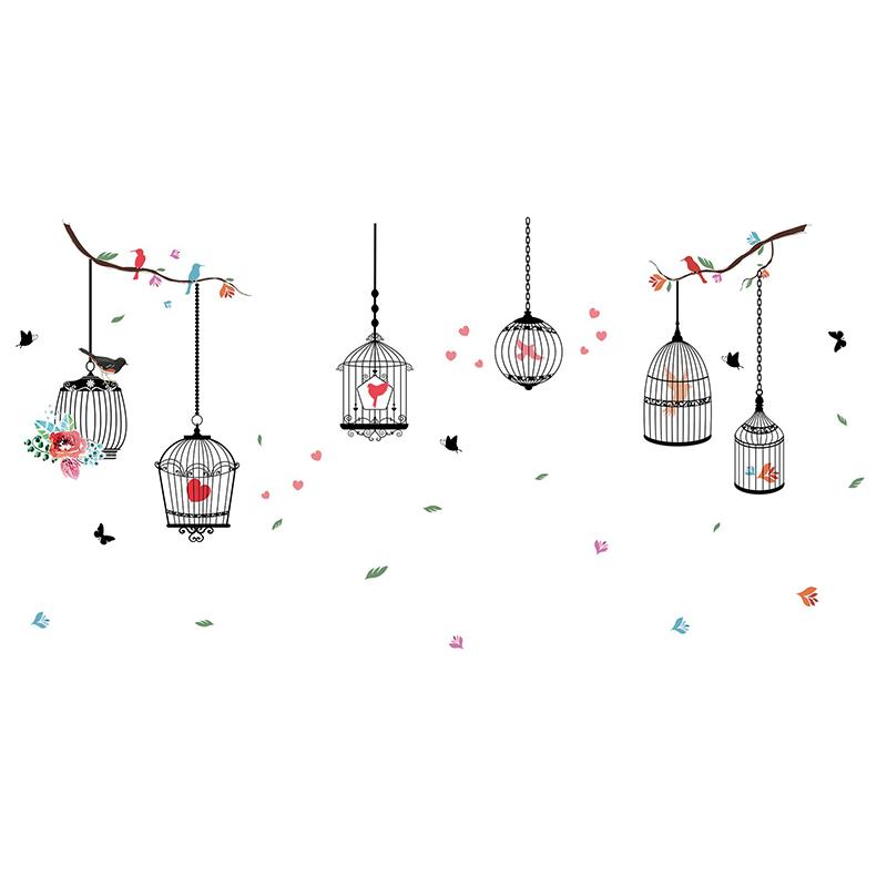 ウォールステッカー ウォールシール シール ステッカー 壁用ステッカー 装飾 壁装飾 鳥かご 鳥 女の子 英語 英字 鹿 蝶 木 子供部屋 リビング Zak おとりよせ Com 通販 Yahoo ショッピング