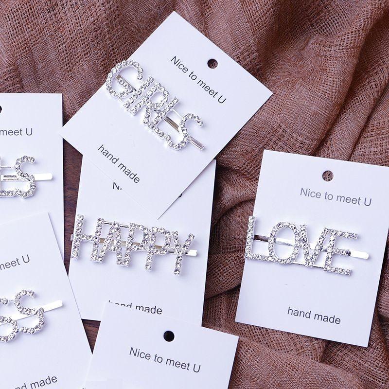 ヘアピン シルバー ラインストーン レディース アクセサリー ヘア小物 英語 雑貨 オシャレ 可愛い キュート 文字 キラキラ Zak おとりよせ Com 通販 Yahoo ショッピング