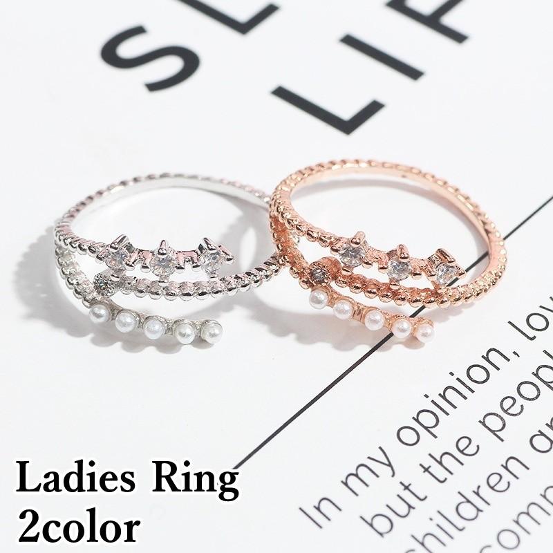 指輪 リング アクセサリー レディース フリーサイズ フェイクパール ビジュー ラインストーン おしゃれ 可愛い 女性用 ギフト プレゼント 誕生日 Zak おとりよせ Com 通販 Yahoo ショッピング