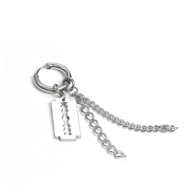 ピアス メンズピアス ロングピアス クロスデザイン クロス 円形 十字架 チェーン 太め 揺れる オシャレ ファッション かっこいい フェミニン 男性 Zak おとりよせ Com 通販 Yahoo ショッピング