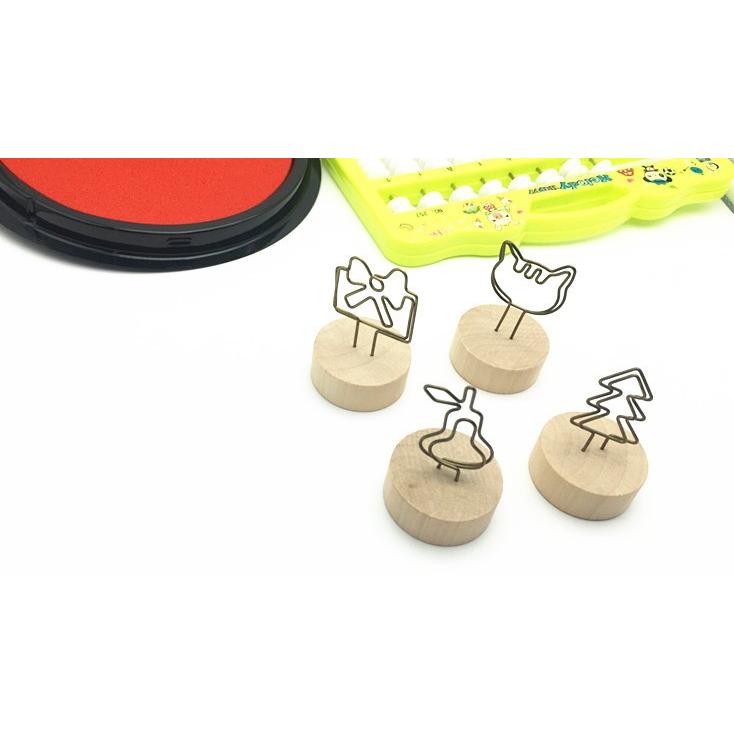 メモスタンド メモクリップ カードホルダー カード 写真 メモ 雑貨 文房具 おしゃれ かわいい 木製 ワイヤークリップ Zak おとりよせ Com 通販 Yahoo ショッピング