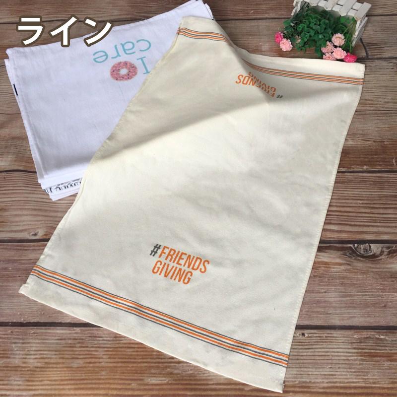 ティータオル キッチン用 吸水性 かわいい イラスト ハロウィン アニマル ドット スカル ドクロ フェイスタオル 食器ふきん 布巾 Zak おとりよせ Com 通販 Yahoo ショッピング