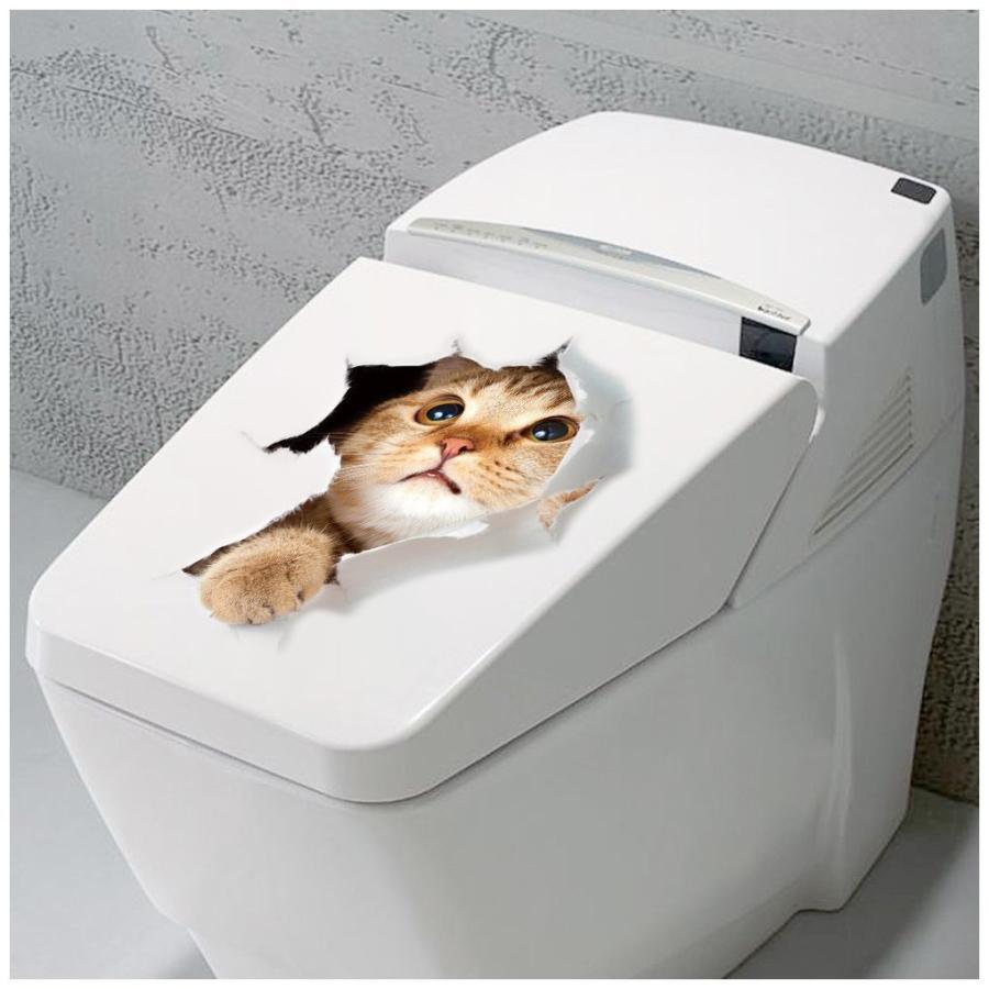 ウォールステッカー 壁紙シール 面白い 子供部屋 猫 キャット 可愛い 3d 模様替え イベント インテリア オシャレ 室内装飾 Zak おとりよせ Com 通販 Yahoo ショッピング