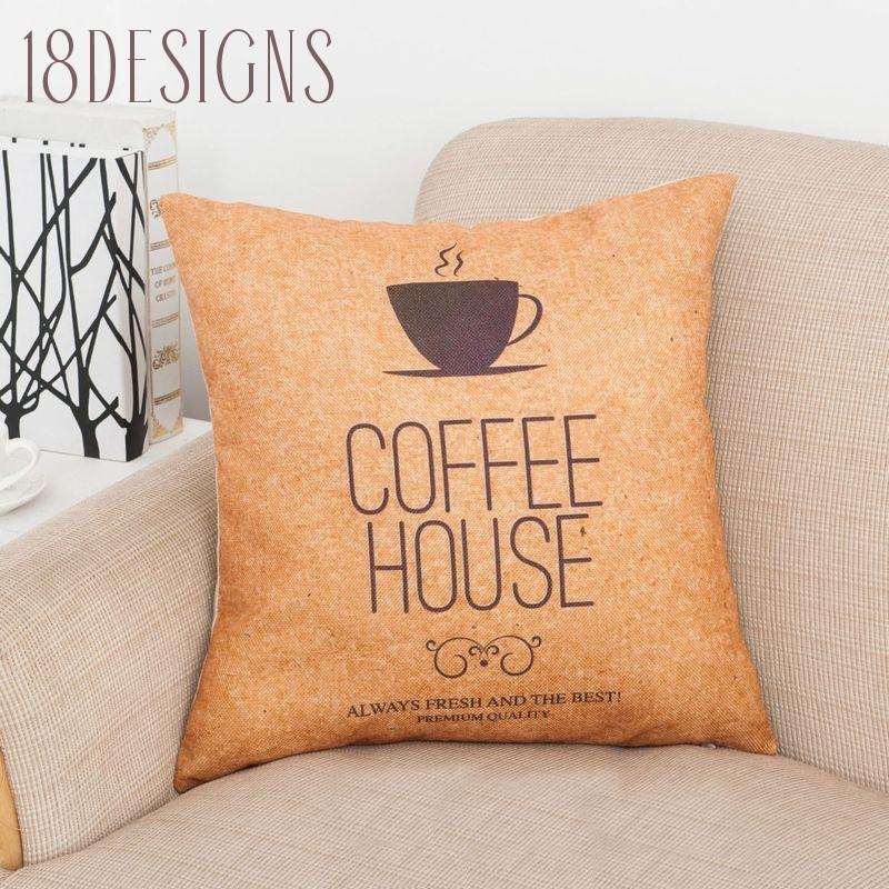 クッションカバー カバー 45 45 正方形 単品 カバーのみ ファスナー開閉 ジッパー 英語モチーフ 英字 英文 数字 英語メッセージ シンプル お Zak 509 おとりよせ Com 通販 Yahoo ショッピング