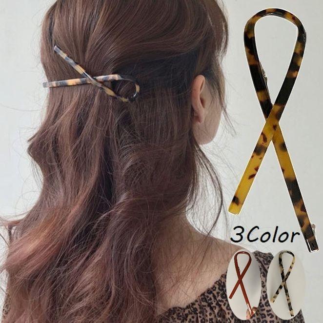 バレッタ ヘアクリップ レディース ヘアアクセサリー 髪留め 髪飾り ヘアアレンジ まとめ髪 華奢 小さめ 小ぶり べっ甲風 クロス 交差 リボン風 Zak おとりよせ Com 通販 Yahoo ショッピング