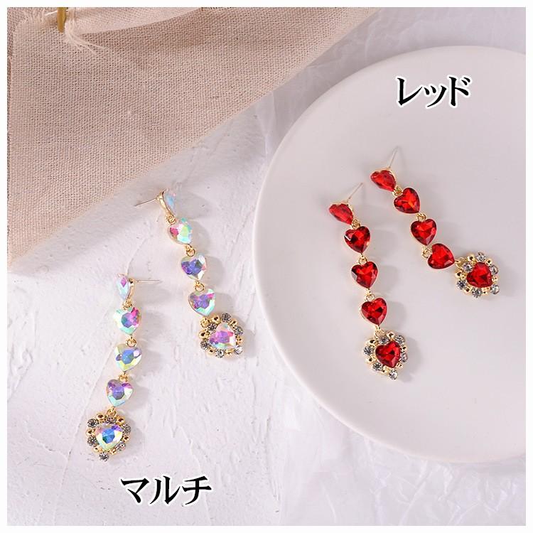 ピアス スタッドピアス レディース アクセサリー ラインストーン ハート型 縦 長め ロング 揺れる キラキラ かわいい おしゃれ プレゼント ギフト Zak おとりよせ Com 通販 Yahoo ショッピング