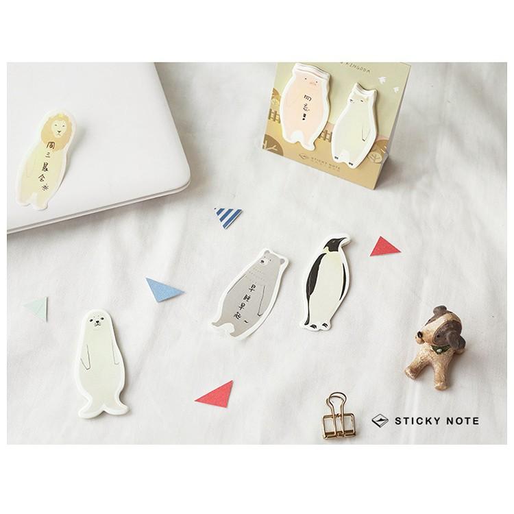 ふせん 付箋 メモ 2x枚セット メッセージ 伝言 事務用品 おしゃれ 動物 ノート 手紙 レター 手帳 カレンダー 文房具 デスク ステーショナ Zak おとりよせ Com 通販 Yahoo ショッピング