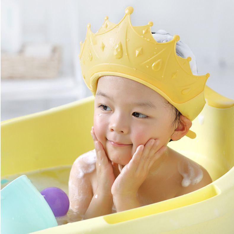 シャンプーハット 子供 赤ちゃん シャワーキャップ 子供用 シャンプーキャップ 王冠 キッズ ベビー バスハット お風呂グッズ 通販