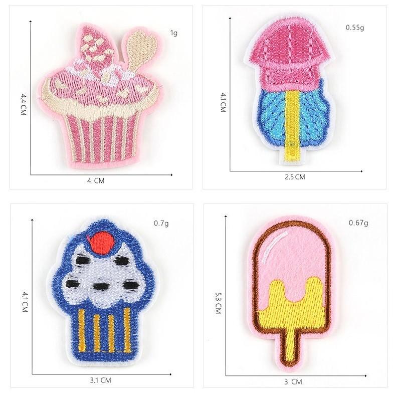 ワッペン 14種セット お菓子 スイーツ アイス カップケーキ 手芸 クラフト アップリケ アイロン 接着 おしゃれ かわいい Zak おとりよせ Com 通販 Yahoo ショッピング