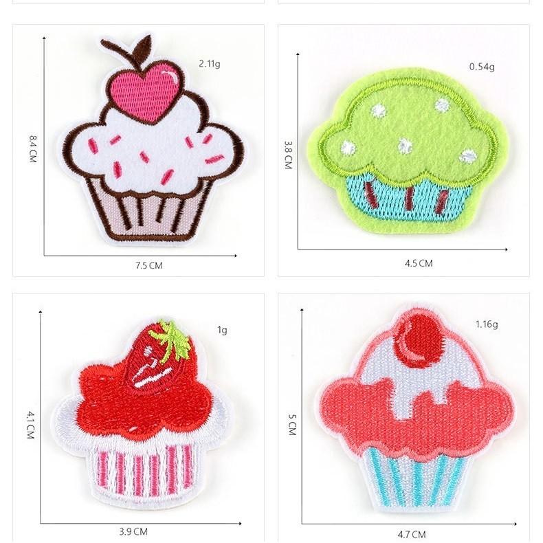 ワッペン 14種セット お菓子 スイーツ アイス カップケーキ 手芸 クラフト アップリケ アイロン 接着 おしゃれ かわいい Zak おとりよせ Com 通販 Yahoo ショッピング